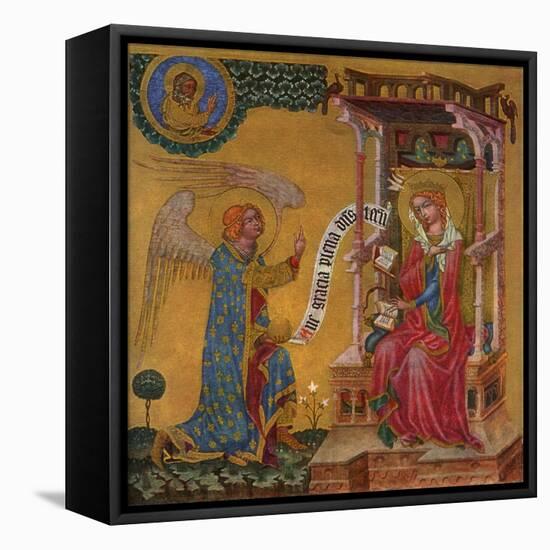 Annunciation of the Virgin Mary, C1350-null-Framed Stretched Canvas