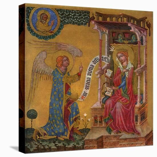 Annunciation of the Virgin Mary, C1350-null-Stretched Canvas