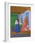 Annunciation of The Virgin Marys approaching death. Ms. fr.71, around 1445.-Jean Fouquet-Framed Giclee Print