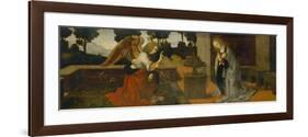 Annunciation, Part of a Predella-Lorenzo di Credi-Framed Giclee Print