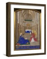 Annunciation To Mary-Jean Fouquet-Framed Giclee Print