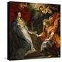 Annunciation to Saint Mary, 1609-Peter Paul Rubens-Stretched Canvas