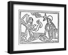 Annunciation To Shepherds-null-Framed Giclee Print