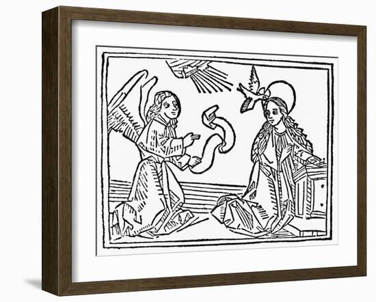Annunciation To Shepherds-null-Framed Giclee Print
