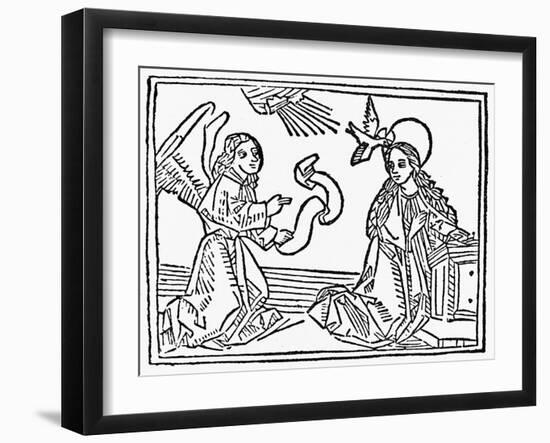 Annunciation To Shepherds-null-Framed Giclee Print