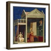 Annunciation to St. Ann-Giotto di Bondone-Framed Giclee Print