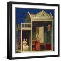 Annunciation to St. Ann-Giotto di Bondone-Framed Giclee Print