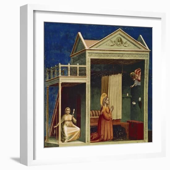 Annunciation to St. Ann-Giotto di Bondone-Framed Giclee Print