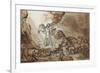 Annunciation to the Sheperds-Rembrandt van Rijn-Framed Premium Giclee Print