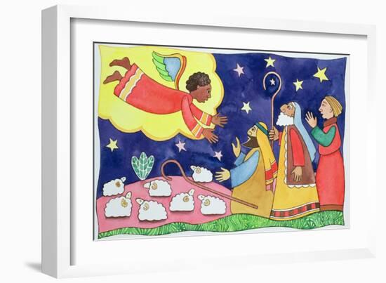 Annunciation to the Shepherds-Cathy Baxter-Framed Giclee Print