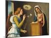 Annunciation to the Virgin, 1500/05 (Paint on Wood Panel)-Giovanni Battista Cima Da Conegliano-Mounted Giclee Print