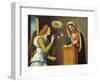 Annunciation to the Virgin, 1500/05 (Paint on Wood Panel)-Giovanni Battista Cima Da Conegliano-Framed Premium Giclee Print