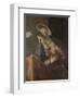 Annunciation to the Virgin-Jacopo Tintoretto-Framed Art Print