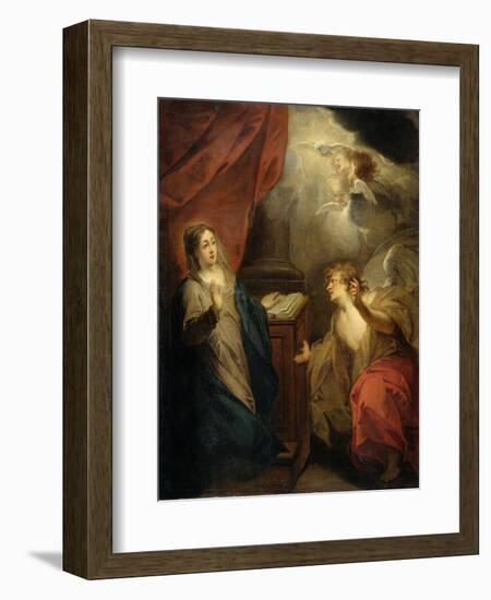 Annunciation to the Virgin-Jacob De Wit-Framed Art Print