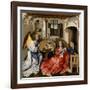 Annunciation Triptych (Merode Altarpiece), c.1427-32-Master of Flemalle-Framed Giclee Print