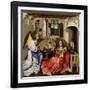 Annunciation Triptych (Merode Altarpiece), c.1427-32-Master of Flemalle-Framed Giclee Print