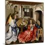 Annunciation Triptych (Merode Altarpiece), c.1427-32-Master of Flemalle-Mounted Giclee Print