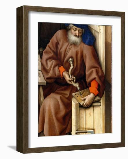 Annunciation Triptych (Merode Altarpiece), c.1427-32-Master of Flemalle-Framed Giclee Print