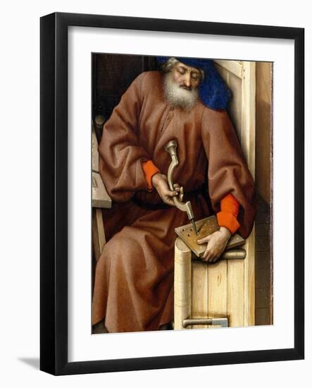 Annunciation Triptych (Merode Altarpiece), c.1427-32-Master of Flemalle-Framed Giclee Print