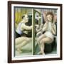 Annunciation with Leaping Figure, 2005-Caroline Jennings-Framed Giclee Print