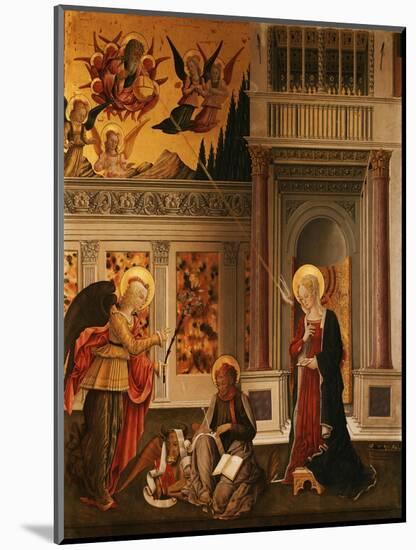 Annunciation, with Saint Luke the Evangelist-Benedetto Bonfigli-Mounted Giclee Print