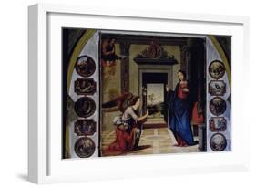 Annunciation-Mariotto Albertinelli-Framed Giclee Print