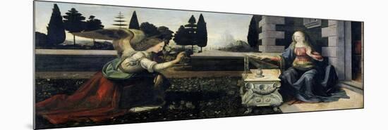 Annunciation-Leonardo da Vinci-Mounted Giclee Print