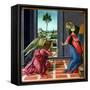 Annunciation-Sandro Botticelli-Framed Stretched Canvas