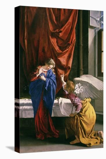 Annunciation-Orazio Gentileschi-Stretched Canvas