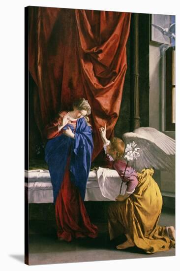 Annunciation-Orazio Gentileschi-Stretched Canvas