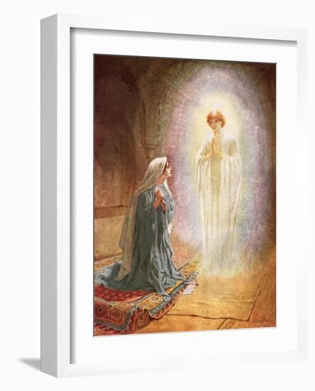 Annunciation-William Brassey Hole-Framed Giclee Print