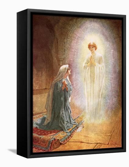 Annunciation-William Brassey Hole-Framed Stretched Canvas
