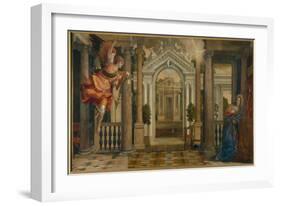 Annunciation-Paolo Veronese-Framed Giclee Print