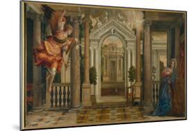 Annunciation-Paolo Veronese-Mounted Giclee Print