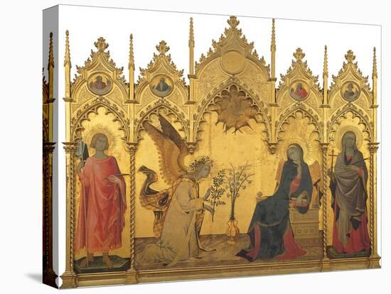 Annunciation-Simone Martini-Stretched Canvas