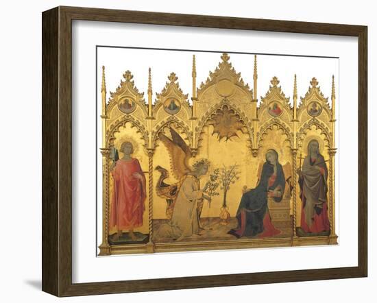 Annunciation-Simone Martini-Framed Giclee Print