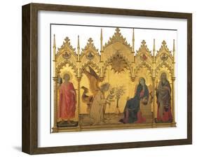 Annunciation-Simone Martini-Framed Giclee Print