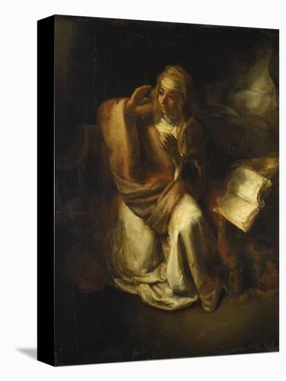 Annunciation-Rembrandt van Rijn-Stretched Canvas