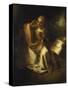 Annunciation-Rembrandt van Rijn-Stretched Canvas