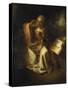 Annunciation-Rembrandt van Rijn-Stretched Canvas