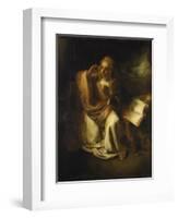 Annunciation-Rembrandt van Rijn-Framed Giclee Print