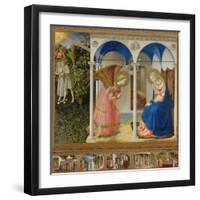 Annunciation-Angelico & Strozzi-Framed Giclee Print