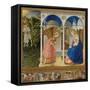 Annunciation-Angelico & Strozzi-Framed Stretched Canvas