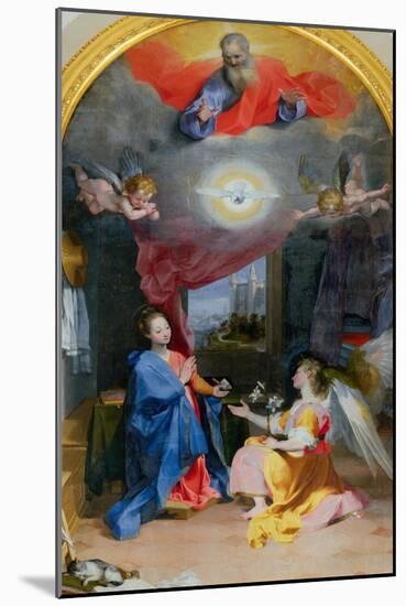 Annunciation-Federico Barocci-Mounted Giclee Print