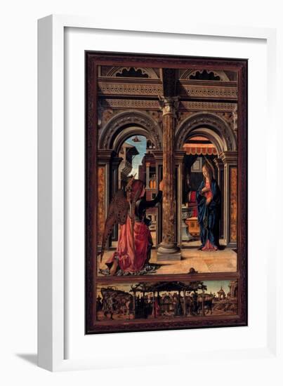 Annunciation-Francesco del Cossa-Framed Giclee Print