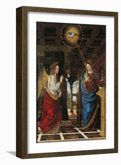 Annunciation-Bergognone-Framed Giclee Print