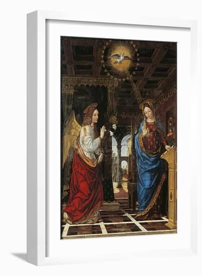 Annunciation-Bergognone-Framed Giclee Print