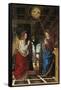 Annunciation-Bergognone-Framed Stretched Canvas