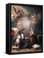 Annunciation-Bartolome Esteban Murillo-Framed Stretched Canvas