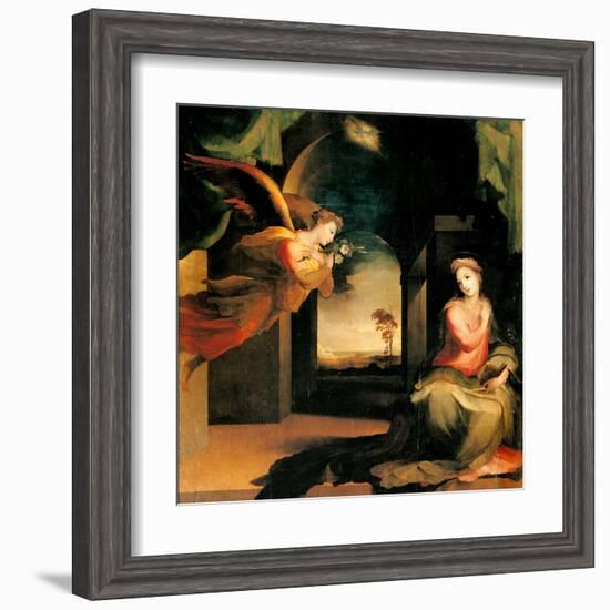 Annunciation-Domenico Beccafumi-Framed Art Print